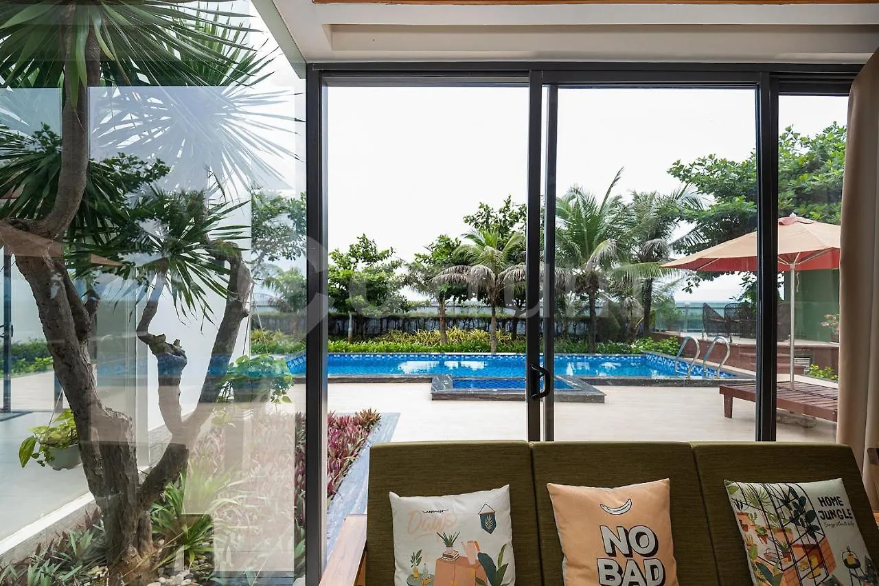 Villa Blue Day Resort Long Cung Gan Bien Vung Tau Vietnam